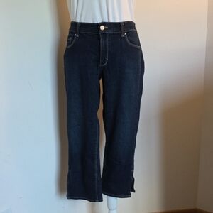 White House Black Market Dark Crop Jeans